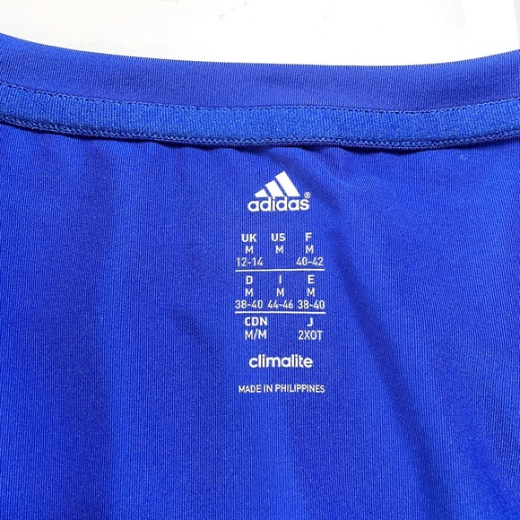 Adidas Climalite Workout Top Sz M - Picture 3 of 8
